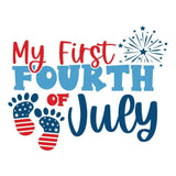 Baby First 4th of July - Cricut File - Svg, Png, Dxf, Eps - LightBoxGoodMan