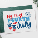Baby First 4th of July - Cricut File - Svg, Png, Dxf, Eps - LightBoxGoodMan - LightboxGoodman