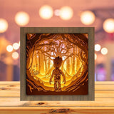 Baby Groot 1 Square - Paper Cutting Light Box - LightBoxGoodman