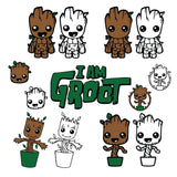 Baby Groot - Cricut File - Svg, Png, Dxf, Eps - LightBoxGoodMan - LightboxGoodman