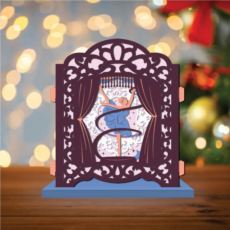 Ballet - Pop-up Light Box File - Cricut File - LightBoxGoodMan - LightboxGoodman
