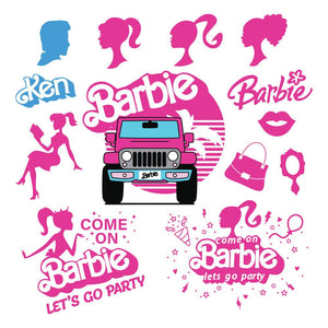 Barbie 1 - Cricut File - Svg, Png, Dxf, Eps - LightBoxGoodMan - LightboxGoodman