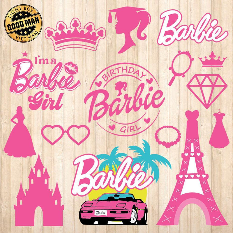 Barbie 3 - Cricut File - Svg, Png, Dxf, Eps - LightBoxGoodMan - LightboxGoodman