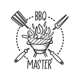 BBQ Master - Cricut File - Svg, Png, Dxf, Eps - LightBoxGoodMan - LightboxGoodman