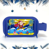 Beachy Christmas - Pop-up Bottle Light Box File - Cricut File - LightBoxGoodMan