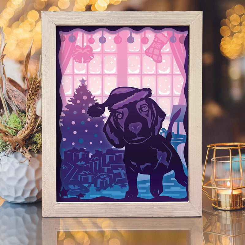 Beagle – Paper Cut Light Box File - Cricut File - 8x10 inches - LightBoxGoodMan - LightboxGoodman