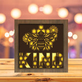 Bee Kind - Paper Cutting Light Box - LightBoxGoodman - LightboxGoodman