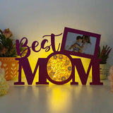 Best Mom Ever -  Best Mom Papercut Lightbox File - 11.3x7.4