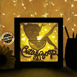 Betty Boop - Paper Cutting Light Box - LightBoxGoodman - LightboxGoodman