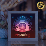 Big Dream – Paper Cut Light Box File - Cricut File - 8x8 inches - LightBoxGoodMan - LightboxGoodman