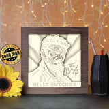 Billy Butcher Square - Paper Cutting Light Box - LightBoxGoodman - LightboxGoodman