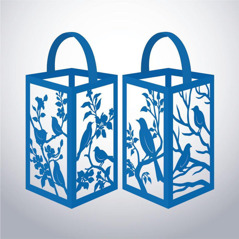 Bird 1 - Paper Cut Lantern File - Cricut File - 10x16cm - LightBoxGoodMan - LightboxGoodman