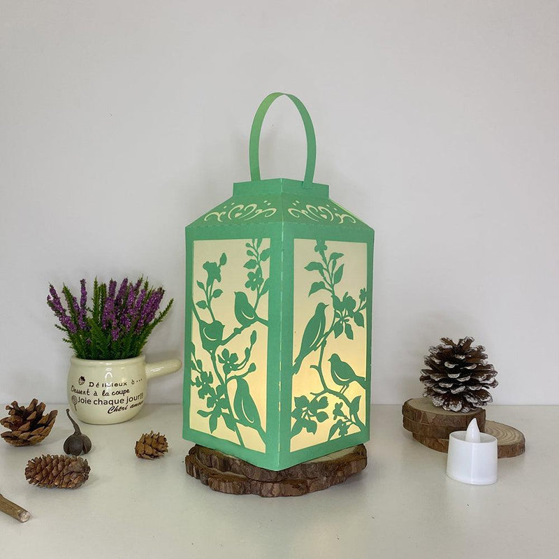 Bird 1 - Paper Cut Lantern File - Cricut File - 10x20cm - LightBoxGoodMan - LightboxGoodman