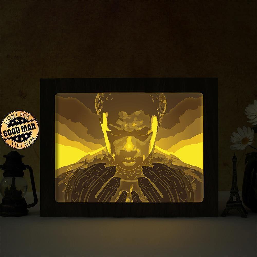 Black Panther 2 - Paper Cut Light Box File - Cricut File - 8x10 inches - LightBoxGoodMan - LightboxGoodman