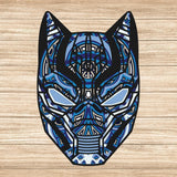 Black Panther - Paper 3D Layered File - Cricut File - 17x26cm - LightBoxGoodMan - LightboxGoodman