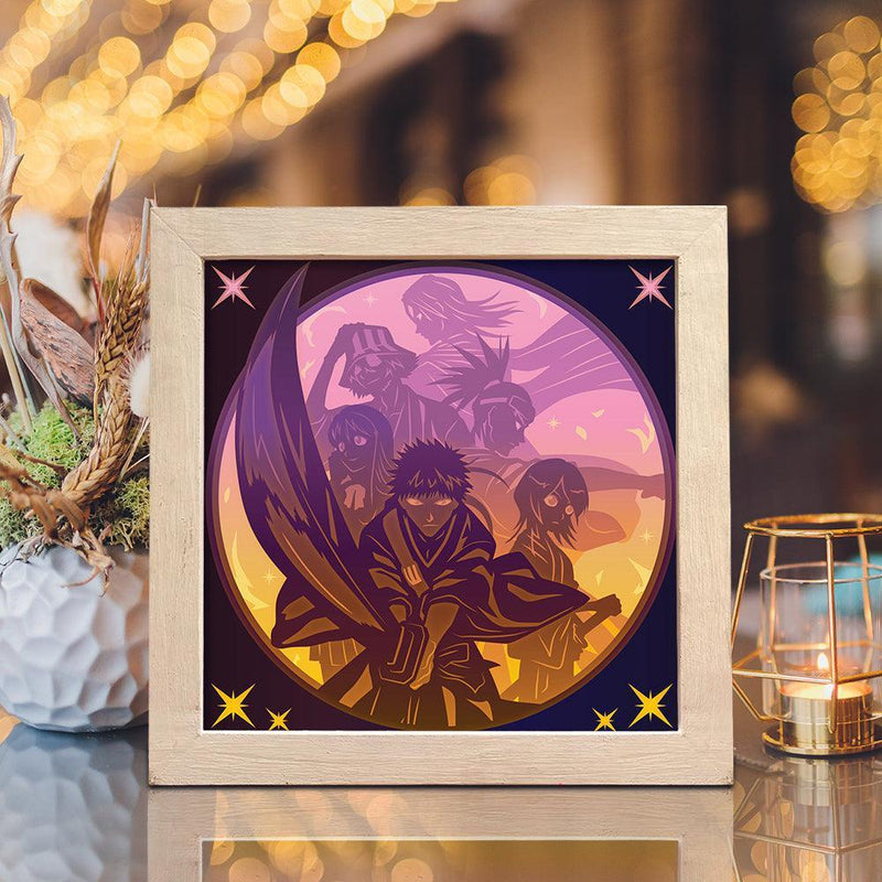 Bleach - Paper Cut Light Box File - Cricut File - 8x8 inches - LightBoxGoodMan - LightboxGoodman