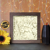 Bone King - Paper Cutting Light Box - LightBoxGoodman - LightboxGoodman