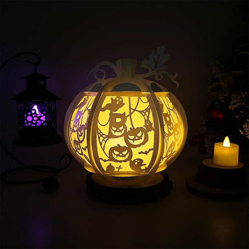 Boo - Pumpkin Lantern File - Cricut File - LightBoxGoodMan - LightboxGoodman