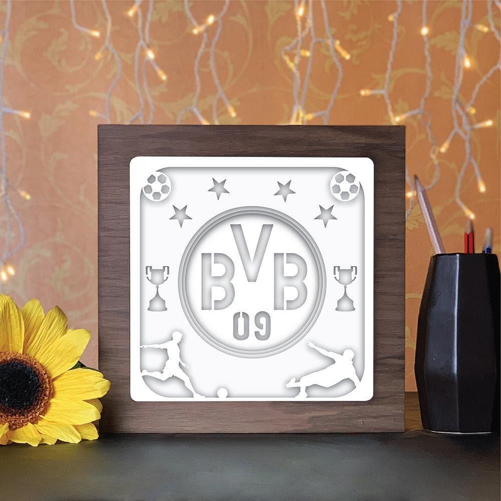 Borussia Dortmund – Paper Cut Light Box File - Cricut File - 20x20cm - LightBoxGoodMan - LightboxGoodman