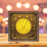 Borussia Dortmund - Paper Cutting Light Box - LightBoxGoodman