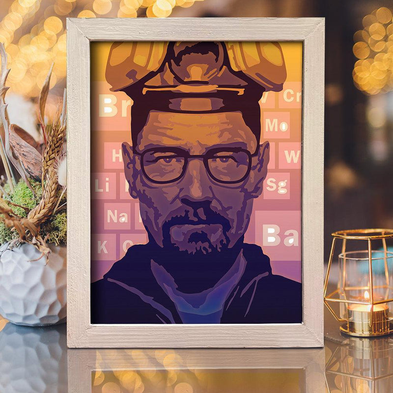 Breaking Bad - Paper Cut Light Box File - Cricut File - 8x10 inches - LightBoxGoodMan - LightboxGoodman
