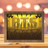 BTS Band - Paper Cutting Light Box - LightBoxGoodman