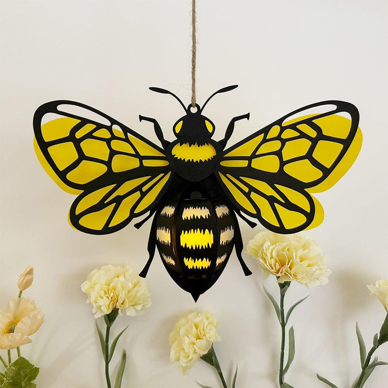 Bumblebee - 3D Bumblebee Lantern File - 11.4x7.9" - Cricut File - LightBoxGoodMan - LightboxGoodman