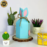 Bunny Gift Box - Easter Candy Box Paper Cutting File - 3.5x7.9" - Cricut File - LightBoxGoodMan - LightboxGoodman