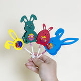 Bunny Lollipop Holders - Easter Candy Treat Holder Paper Cutting File - Cricut File - LightBoxGoodMan
