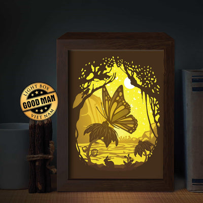 Animals Paper Cut Light Box Files - LightBoxGoodMan