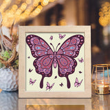 Butterfly 3 – Paper Cut Light Box File - Cricut File - 8x8 inches - LightBoxGoodMan