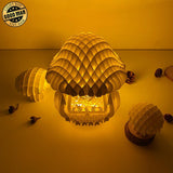 Butterfly - 3D Pop-up Light Box Mushroom File - Cricut File - LightBoxGoodMan - LightboxGoodman
