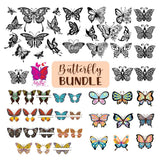 Butterfly Bundle - Cricut File - Svg, Png, Dxf, Eps - LightBoxGoodMan