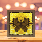 Butterfly Mandala - Paper Cutting Light Box - LightBoxGoodman - LightboxGoodman