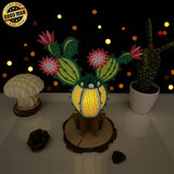 Cactus - 3D Cactus Lantern File - 8.3x6.3" - Cricut File - LightBoxGoodMan - LightboxGoodman
