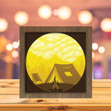 Camping 4 - Paper Cutting Light Box - LightBoxGoodman - LightboxGoodman