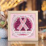 Cancer Awareness – Paper Cut Light Box File - Cricut File - 20x20cm - LightBoxGoodMan