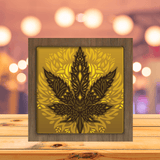 Cannabis 2 - Paper Cutting Light Box - LightBoxGoodman