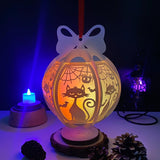 Cat - Globe Lantern File - Cricut File - LightBoxGoodMan