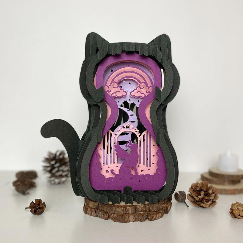 Cat Memorial - Cat Pop-Up File - Cricut File - LightBoxGoodMan - LightboxGoodman