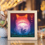 Cat Memorial – Paper Cut Light Box File - Cricut File - 8x8 inches - LightBoxGoodMan - LightboxGoodman