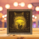 Cat Memorial - Paper Cutting Light Box - LightBoxGoodman