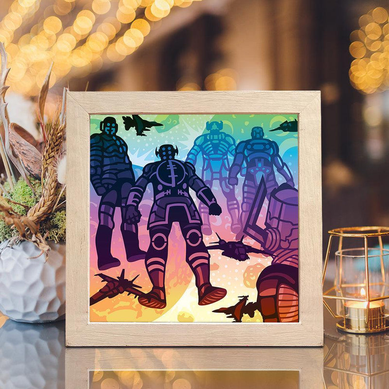 Celestials - Paper Cut Light Box File - Cricut File - 20x20cm - LightBoxGoodMan - LightboxGoodman