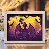 Charizard - Paper Cut Light Box File - Cricut File - 20x26cm - LightBoxGoodMan - LightboxGoodman