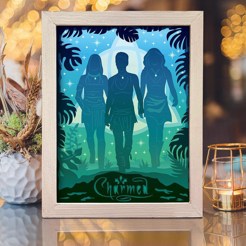 Charmed - Paper Cut Light Box File - Cricut File - 20x26cm - LightBoxGoodMan - LightboxGoodman
