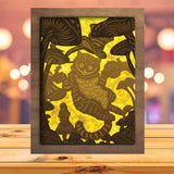 Cheshire Cat 3 - Paper Cutting Light Box - LightBoxGoodman - LightboxGoodman