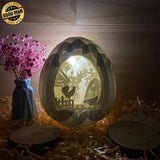 Chicken - Easter Egg 3D Pop-up File - Cricut File - 5.8x4.8" - LightBoxGoodMan - LightboxGoodman