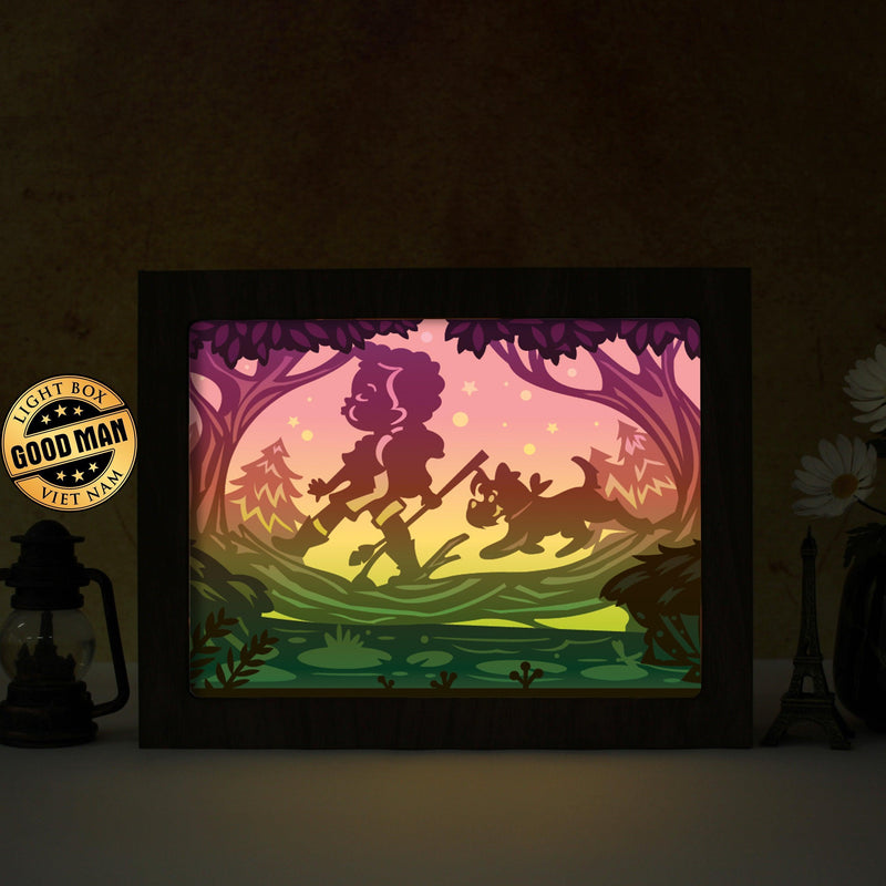 Childhood – Paper Cut Light Box File - Cricut File - 20x26cm - LightBoxGoodMan - LightboxGoodman