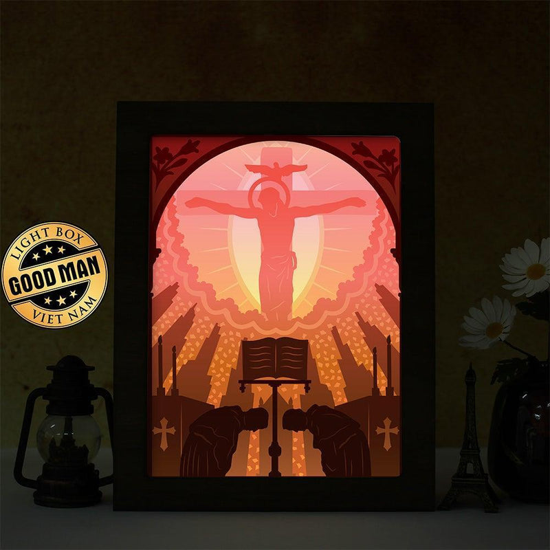 Christianity – Paper Cut Light Box File - Cricut File - 8x10 inches - LightBoxGoodMan - LightboxGoodman