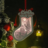 Christmas 2 - 3D Sock Lantern File - Cricut File - LightBoxGoodMan - LightboxGoodman